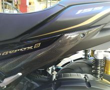 Modifikasi Yamaha Aerox 155 Connected Pasang Bodi Carbon Fiber, Segini Harganya