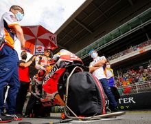 Marc Marquez Senang, Ada Orang Ini Di Tes MotoGP Catalunya 2021 Hari Ini