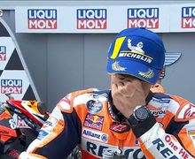 Terharu, Momen Marc Marquez Menangis Saat Juarai MotoGP Jerman 2021