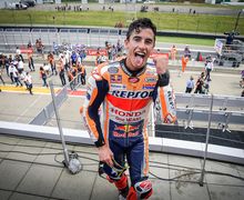 MotoGP Belanda 2021, Marc Marquez Sindir Pensiun Valentino Rossi Lagi