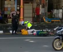 Mirip Adegan Film Action, Kejar-kejaran Polisi dengan Pemotor Yamaha V-Ixion Berakhir Begini