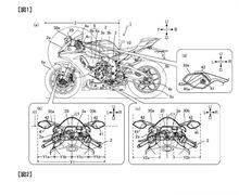 Yamaha Rilis Gambar Paten Layar Canggih di Kaca Spion Motor, Ada Fitur Keamanan Ini