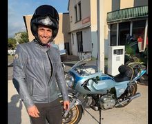 Jelang MotoGP Aragon 2021, Pembalap Ini Berangkat Balap Naik Motor Tua