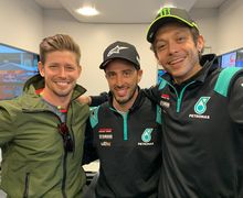Bikin Penasaran, Valentino Rossi Dan Andrea Dovizioso Foto Bareng Legenda MotoGP Australia, Apa Uniknya?