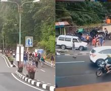 Viral Video Pemotor Geber Knalpot Brong Bikin Warga Ngamuk, Polisi Langsung Turun Tangan