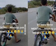 Video Nyetting Motor Drag Bike Malah Dihadang Tentara Naik Yamaha NMAX