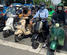 Scooter Jam jakarta Timur dan Pop Scoots Adain Riding Charity Untuk Erupsi Gunung Semeru