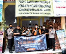 Mantap, Harley Owners Group Anak Elang Jakarta Chapter Salurkan Langsung Bantuan Untuk Korban Erupsi Semeru