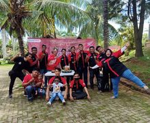 Ultah ke-10, Komunitas Motor HSX125C Bandar Lampung Gelar Family Gathering Bareng Keluarga