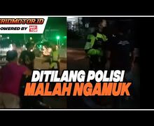 Video Viral Seorang Pemotor Ngamuk Nantang Polisi Gak Terima Ditiliang Di Pematang Siantar