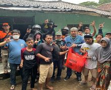 Mantap, Komunitas Motor Lanang Banten Gelar Giat Sosial Bantu Korban Banjir Serang