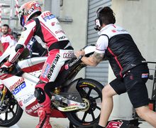 Pembalap Indonesia Mario Aji Ngaku Sulit Terapkan Strategi Tim di Moto3 Prancis 2022