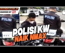 Video Pria Menggunakan Yamaha NMAX Modifikasi Ala Patwal Ternyata Polisi Gadungan