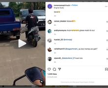 Viral di Media Sosial, Video Pemotor yang Stut Mobil Mogok di Jalan Raya