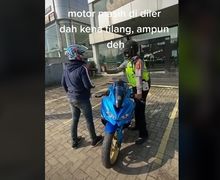 Video Pemotor Kawasaki Ninja ZX25R Kena Tilang Polisi Saat Mau Keluar Diler