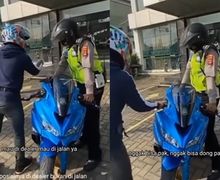 Geger Video Pemotor Kawasaki Ninja ZX-25R Ditilang di Diler, Polisi Bongkar Fakta Sebenarnya