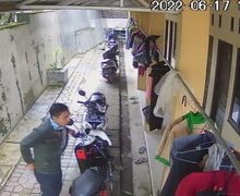 Wajah Pencuri Motor di Subang Terekam Jelas dalam CCTV dan Viral di Media Sosisal