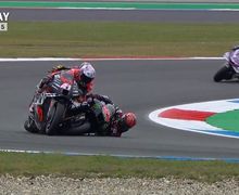 BREAKING NEWS, Fabio Quartararo Crash Di MotoGP Belanda 2022