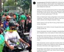 Viral Toyota Vios Diamuk Warga dan Driver Ojol di Sunter, Sopir Ternyata Pelaku Penyekapan yang Dikejar Polisi