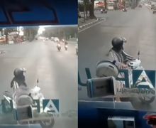 Video Pemotor Honda BeAT Berhenti di Tengah Jalan, Netizen: Mantap Emak-emak Blokade Jalan