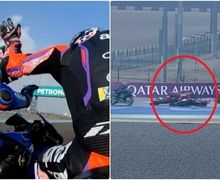 Karma Berlaku Buat Aleix Espargaro, Emosi Pukul Kepala Murid Valentino Rossi Langsung Kecelakaan Sampai Patah Kaki Kiri