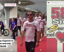 Kru Tim Balap Valentino Rossi Beri Penghormatan Untuk Marco Simoncelli Jelang MotoGP Malaysia 2017