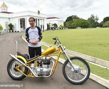 Ada yang Tahu Berapa Kali Presiden Jokowi Menyervis Motor Chopper Miliknya?
