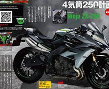 Bocoran Langsung dari Jepang! Ini Rincian Kawasaki Ninja 250 4 Silinder