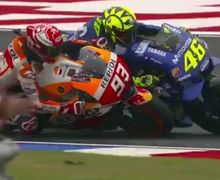 Silakan Nilai Bro, Video Versi Slow dari Sudut Berbeda Senggolan Marc Marquez dengan Valentino Rossi di MotoGP Argentina