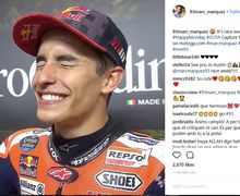 Terharu Respon Netizen untuk Postingan Terakhir Akun Marc Marquez Siap Balap MotoGP Amerika?