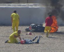 Mengerikan! Tito Rabat Alami Kecelakaan Parah, Motornya Sampai Terbakar Tuh Lihat videonya..