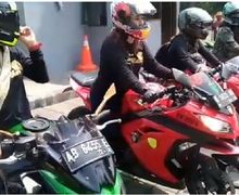 Mantap Jiwa, Begini Cara Lady Biker Surabaya Sambut Lomba 17 Agustusan