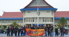 Komunitas Moge HDCI Buka Jalur Turing Perbatasan Indonesia-Malaysia