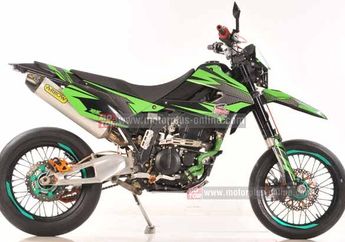 Modifikasi Kawasaki D Tracker 250 Terjangkit Virus Supermoto Motorplus Online Com