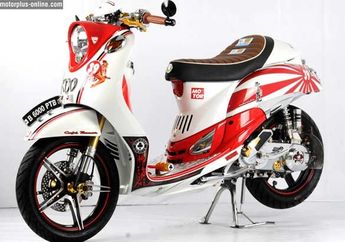 Modifikasi Yamaha Mio Fino 2012 Jakarta Motornya Skubek Konsepnya Neo Cafe Racer Motorplus Online Com