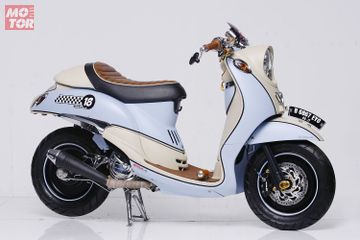 Begini Motor Yamaha Fino Dijadikan Cafe Racer Kaki Kaki Berotot Motorplus