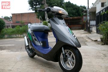 Modifikasi Motor Matic Langka Honda Dio Zx Knalpotnya Bikin