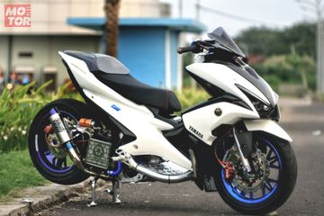 Modifikasi Yamaha Aerox Tampang Kalem Tapi Sporty Kaki Kaki Makin Gambot Semua Halaman Motorplus