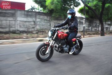 Honda tiger clearance custom scrambler