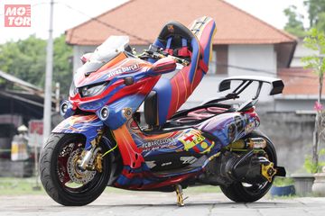 90 Gambar modifikasi motor mio lowrider Paling Keren