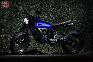Keren Yamaha Byson Dicustom Jadi Scrambler Ternyata Pemiliknya Aktor