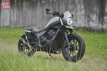 Gak Kalah Keren Dari Versi Terbaru Honda Cmx 500 Rebel Ini Tampil Garang Bergaya Bobber Motorplus