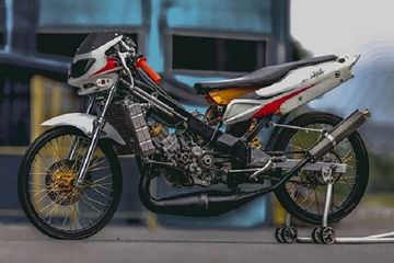 Sadis Bebek 2-Tak Balap Liar Mesin GP125 Power di Atas Sport 250 