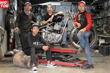 Dipopulerkan Jokowi, Rangka Chopperland Elders Garage Bikin ...