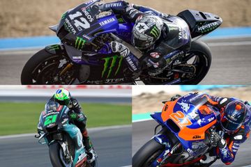 Tiga nomor start favorit di MotoGP 2020 dipakai semua kelas Moto3 dan Moto3. Untuk kelas MotoGP; Maverick VInales (12); Franco Morbidelli (21) dan Iker Lecuona (27)