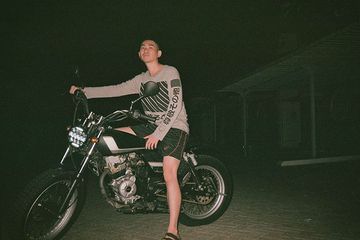 David Beatt dan motor custom miliknya