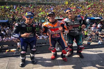Suasana MotoGP Misano musim 2019 yang ramai dengan penonton.