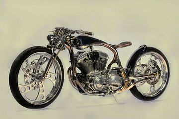 Body Full Stainless Steel Harley Davidson Sportster Custom Garapan Kromworks Motorplus