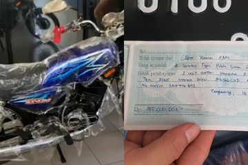 Yamaha RX-King tahun 2005 dibayar lunas Rp 135 juta.