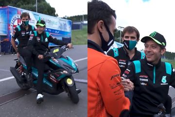 Naik Yamaha Aerox, Valentino Rossi Cerita Ke Dani Pedrosa Mau Balapan 10  Tahun Lagi - Motorplus